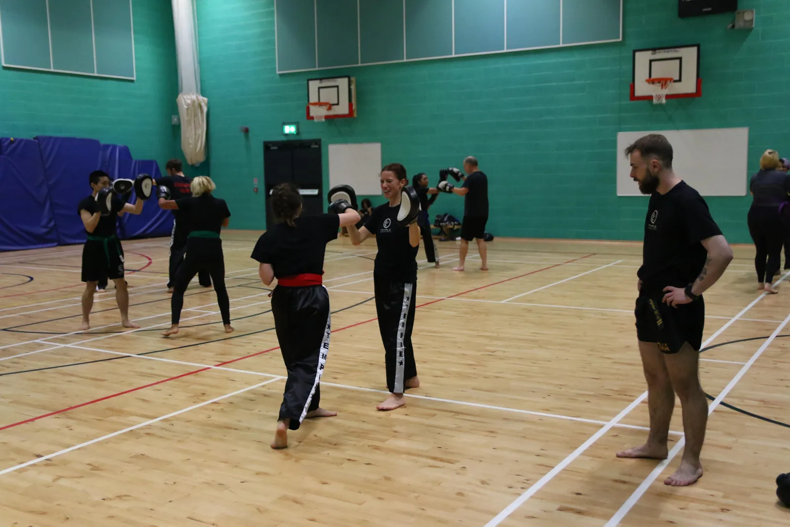 Kickboxing class at TMA